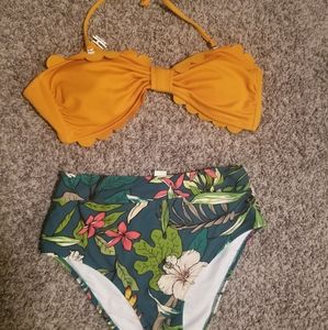 Cupshe highwaisted swim suit